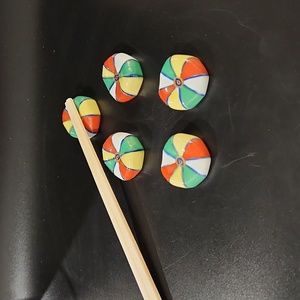 Multi-Color Wheel Chopstick Rests Holders (5)